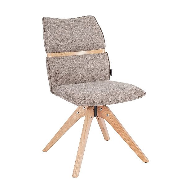 louming Esszimmerstuhl Marou, Textilbezug, 360°-Drehfunktion, Vierfußgestel günstig online kaufen