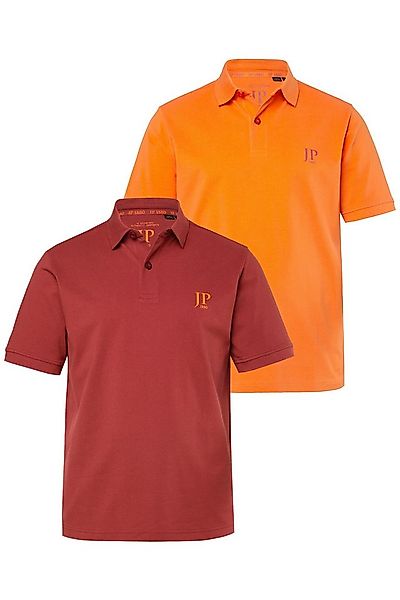 JP1880 Poloshirt bis 7XL Poloshirts 2er-Pack Piqué Seitenschlitze (2-tlg) günstig online kaufen