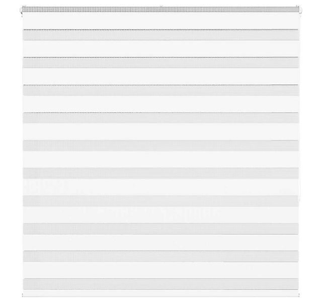 Rollo Doppelrollo Weiß 140x150 cm Stoffbreite 135,9 cm Polyester, vidaXL günstig online kaufen