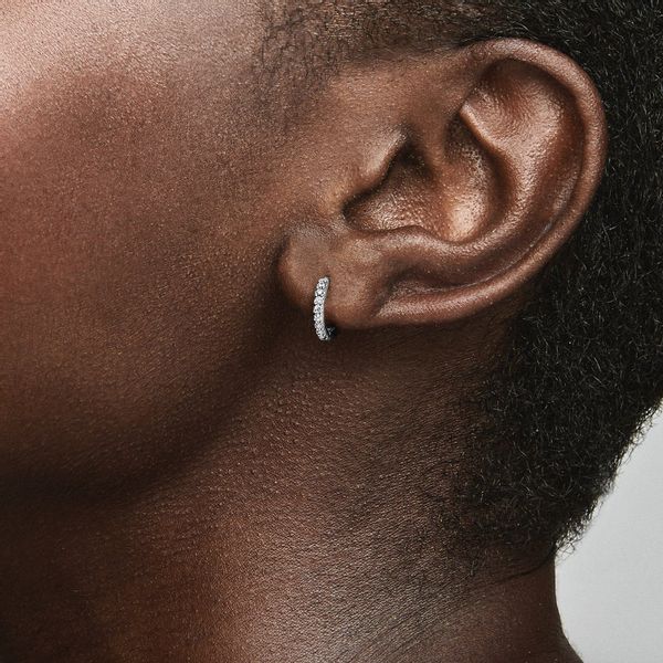Pandora Paar Creolen Damen-Funkelnde Umarmung Silber günstig online kaufen