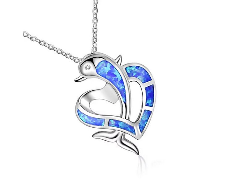 ELLAWIL Edelstahlkette Halskette Edelstahlkette Venezianerkette mit Delfin- günstig online kaufen