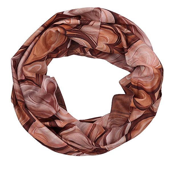 MIRROSI Loop Damen Schal mit Herzen-Muster günstig online kaufen