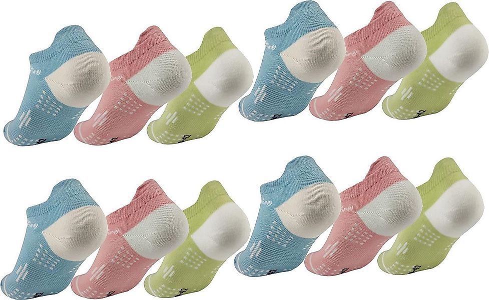 EloModa Sneakersocken 12 Paar Sport-Socken mit Fersenlasche – Baumwolle, at günstig online kaufen