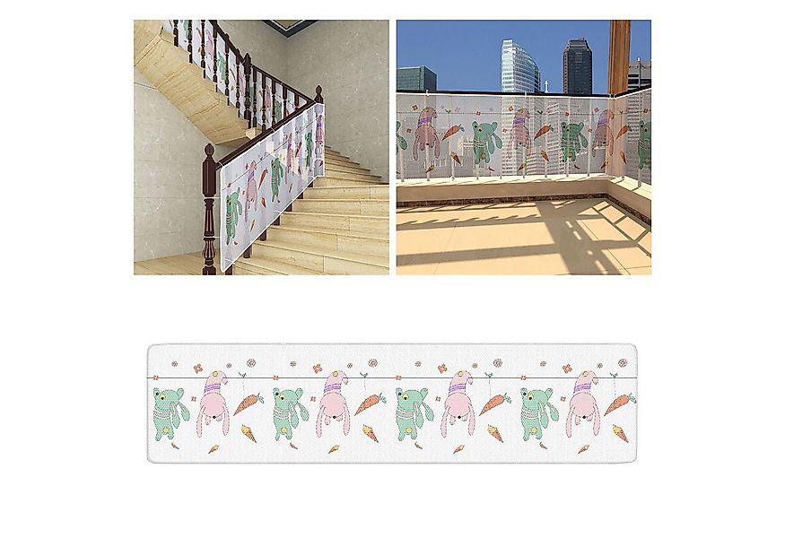 HEYHIPPO Schutznetz Kindersicherungsnetz Balkon Treppe – robustes Schutznet günstig online kaufen