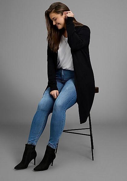 Laura Scott CURVE Longstrickjacke in kuschelweichem Wohlfühlstrick - GROSSE günstig online kaufen