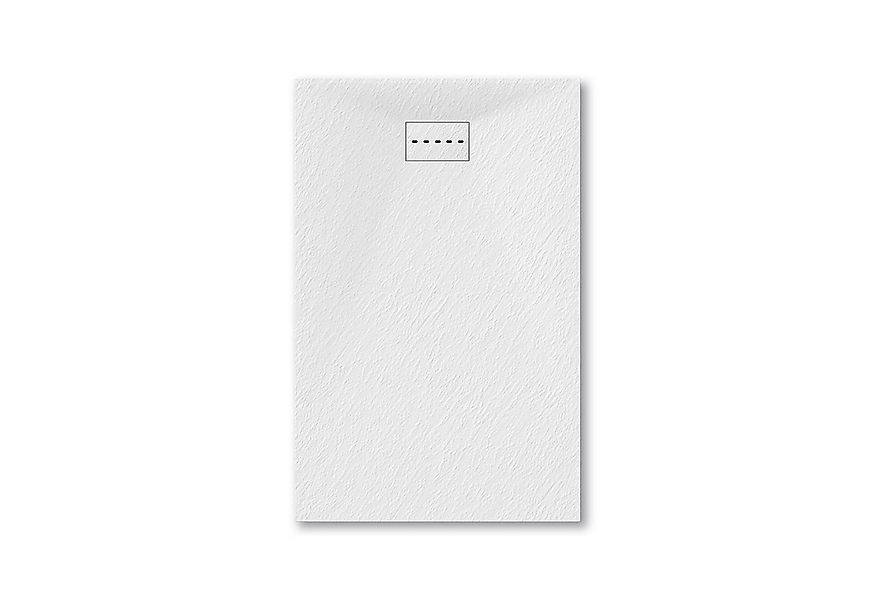 SONNI Duschwanne Schieferoptik, SMC, Duschtasse, Weiß, mit Siphon,100-160cm günstig online kaufen