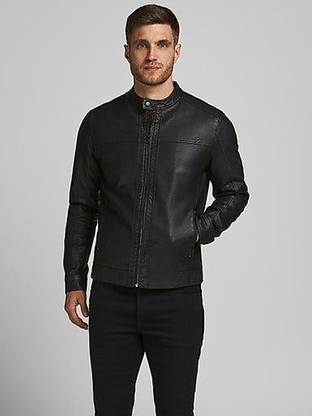 Jack & Jones Lederimitatjacke JJEWARNER JACKET günstig online kaufen
