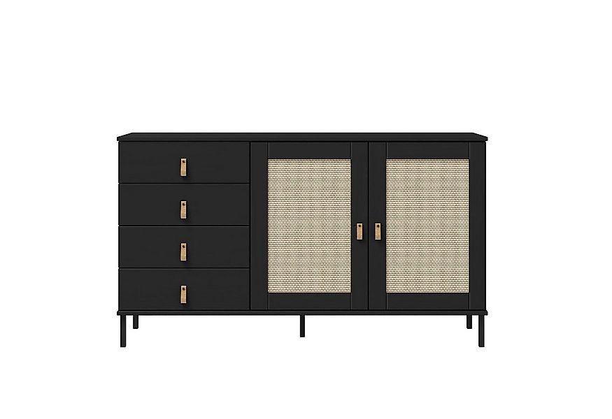 Woodroom Sideboard Valencia, Kiefer massiv lackiert, BxHxT 140x80x40 cm günstig online kaufen