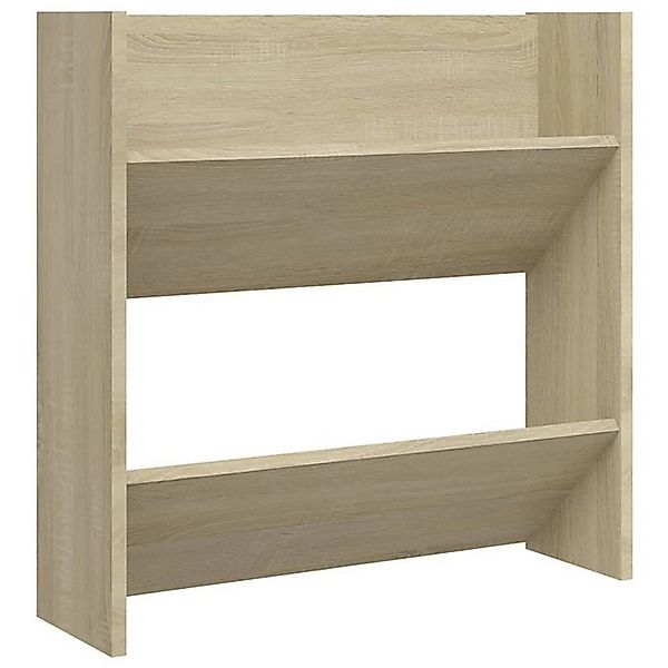 furnicato Hängeschuhschrank Wand-Schuhschrank Sonoma-Eiche 60x18x60 cm Holz günstig online kaufen