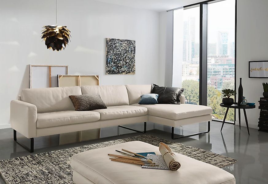 3C Candy Ecksofa "Aidan modernes Sofa in aktueller Formensprache, bequem, L günstig online kaufen