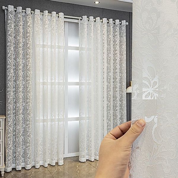 BYSURE Vorhang, Ösen (2 St), halbtransparent, günstig online kaufen