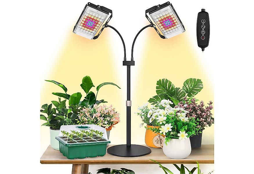 MUPOO Pflanzenlampe Vollspektrums Pflanzenlicht für Zimmerpflanzen,Höhenver günstig online kaufen