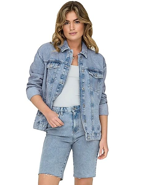 ONLY Jeansjacke Zeitlose Oversize Damen-Jeansjacke günstig online kaufen