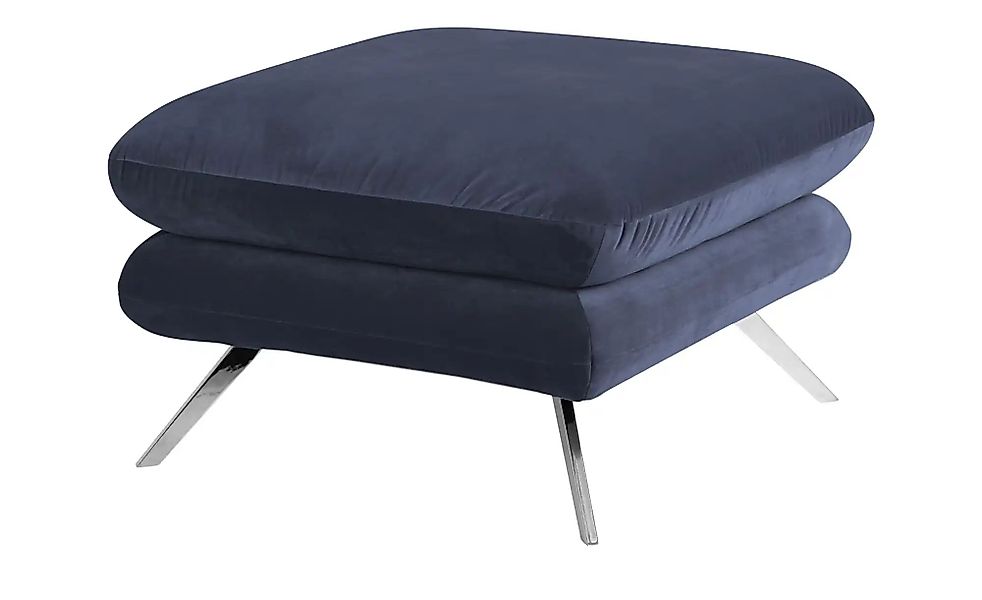 Jette Home Hocker  Caldara ¦ blau ¦ Maße (cm): B: 70 H: 45 T: 70.0 Polsterm günstig online kaufen