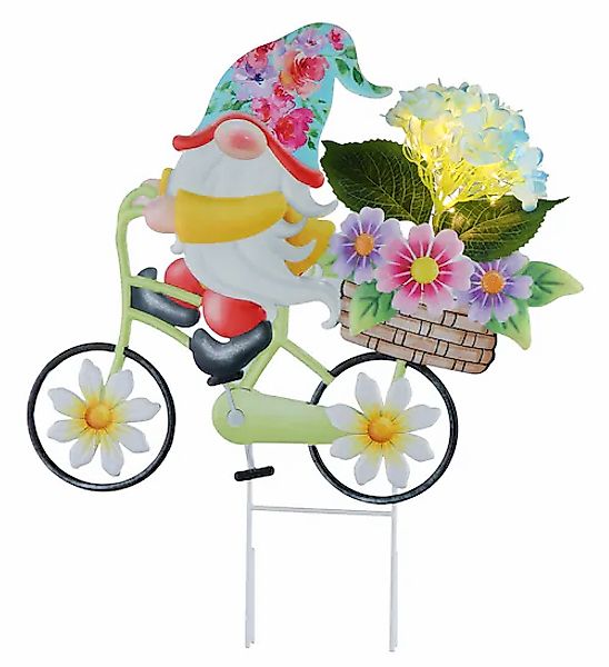 GLOBO LIGHTING LED Solarleuchte »SOLARLEUCHTE METALL BUNT, 20XLED« LED-Modu günstig online kaufen