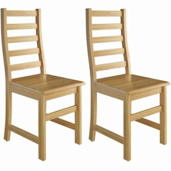 Erst-Holz® Küchenstuhl Massivholzstuhl Esszimmerstuhl Kiefer Stühle natur günstig online kaufen