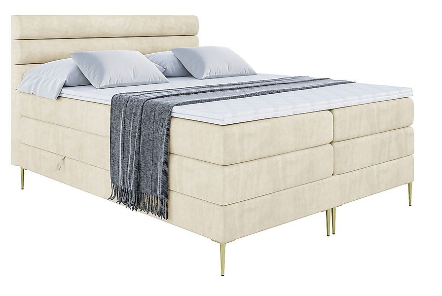 ALTDECOR Boxspringbett CELESTIA-F KING (Multipocket-Matratze H4, günstig online kaufen