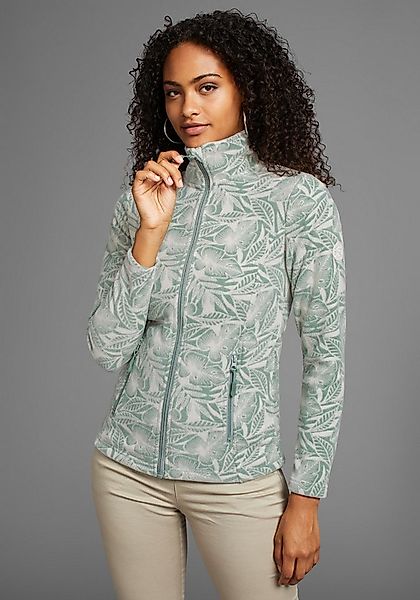 KangaROOS Fleecejacke für kühle Tage, aus Fleece, figurbetonte Passform, hü günstig online kaufen