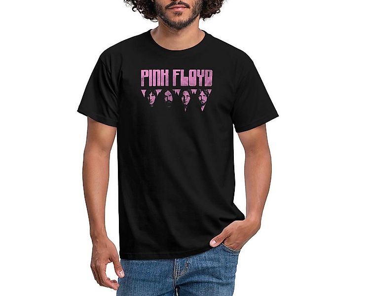 Spreadshirt T-Shirt Pink Floyd Logo Pink Männer T-Shirt (1-tlg) günstig online kaufen