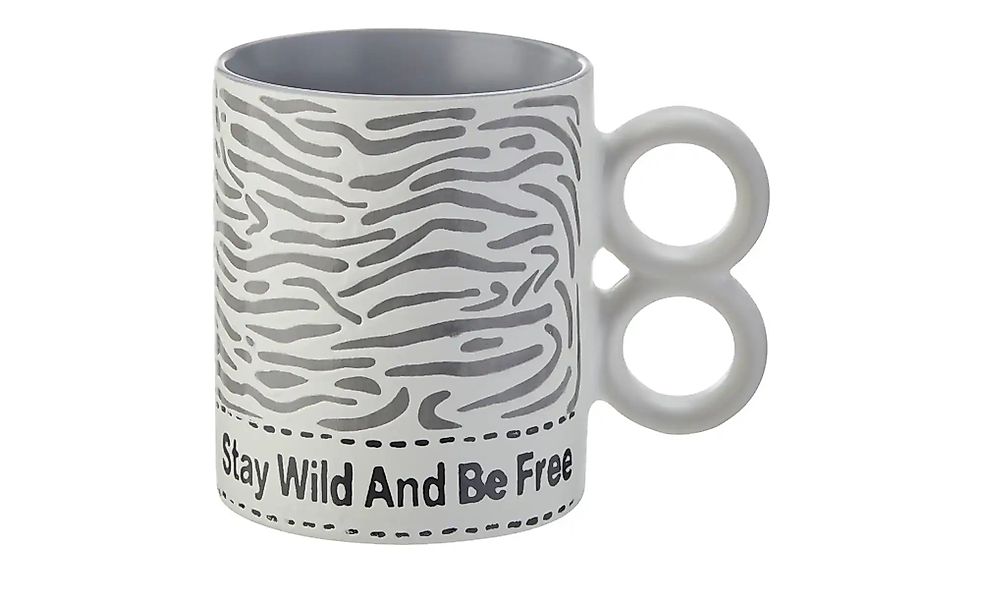 Peill+Putzler Kaffeebecher  Wildnis ¦ grau ¦ Porzellan ¦ Maße (cm): H: 9,5 günstig online kaufen