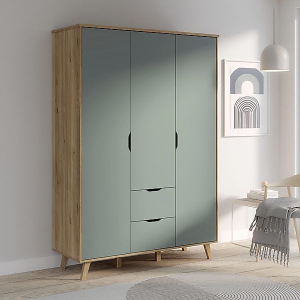 FORTE Drehtürenschrank "Vankka, Kleiderschrank, viel Stauraum,", (B/H/T ca. günstig online kaufen
