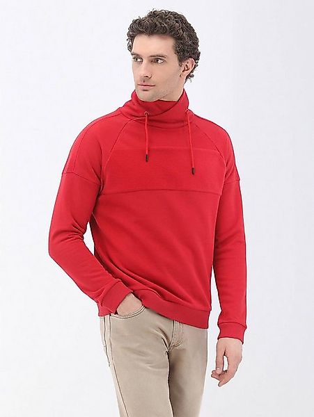 KİP Sweatshirt Rotes Sweatshirt mit Stehkragen günstig online kaufen