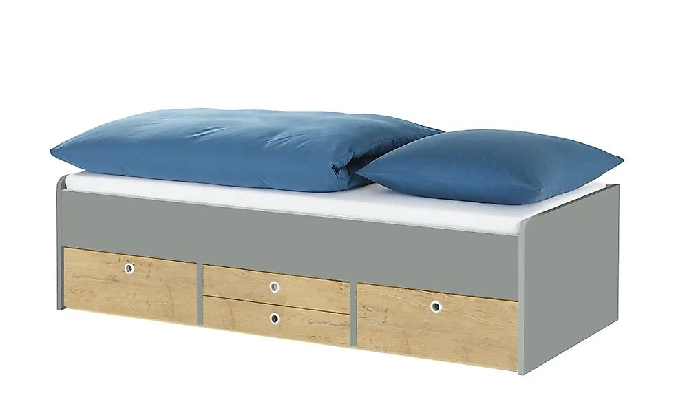Schubkastenbett  Grow Up ¦ grau ¦ Maße (cm): B: 97 H: 54,5 Betten > Bettges günstig online kaufen