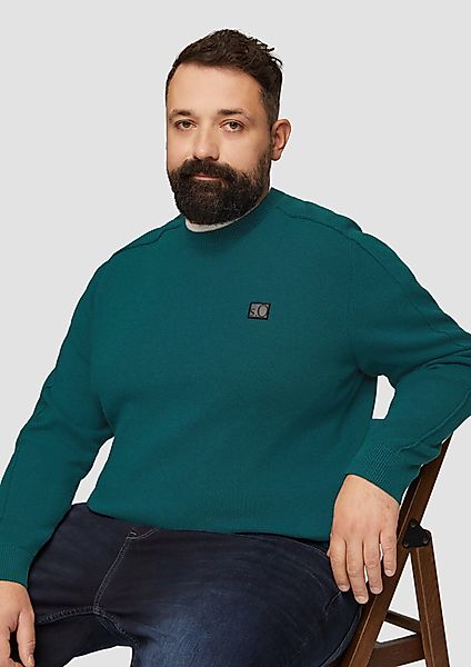 s.Oliver Strickpullover Strickpullover mit Nahtdetails und günstig online kaufen