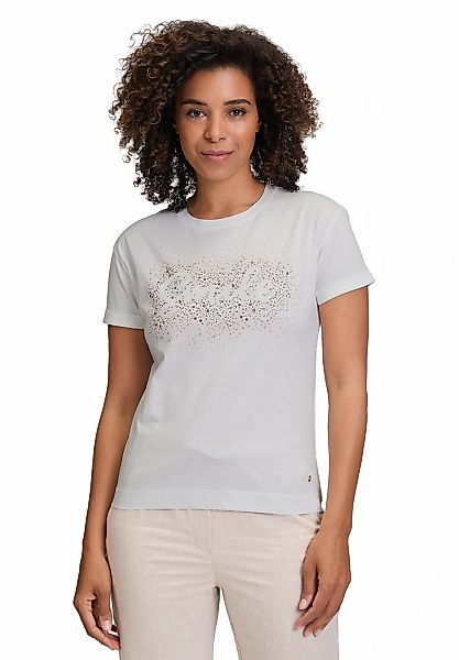 Betty&Co Kurzarmshirt "Damen mit Aufdruck" 1 Stk. Glitzer günstig online kaufen