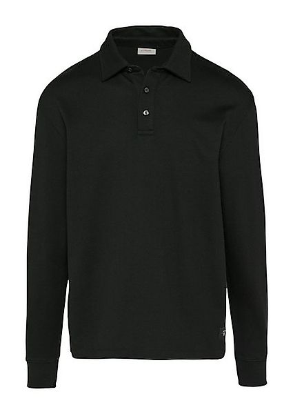 s.Oliver Langarm-Poloshirt mit Logo Stickerei am Rumpf günstig online kaufen