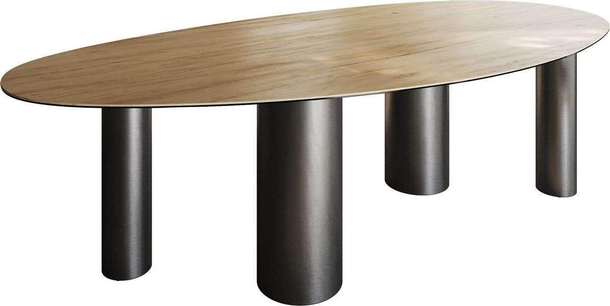 DELIFE Esstisch Edge, Oval Keramik Laminam® günstig online kaufen