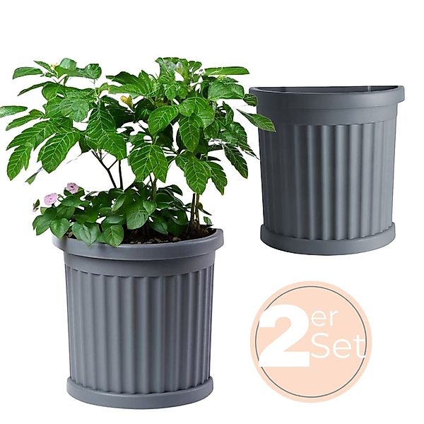 GarPet Pflanzkübel 2er Set Pflanz Kübel günstig online kaufen