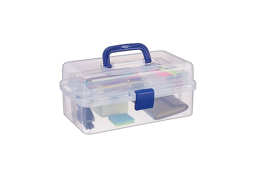 relaxdays Aufbewahrungsbox mit 9 Fäch, blau günstig online kaufen