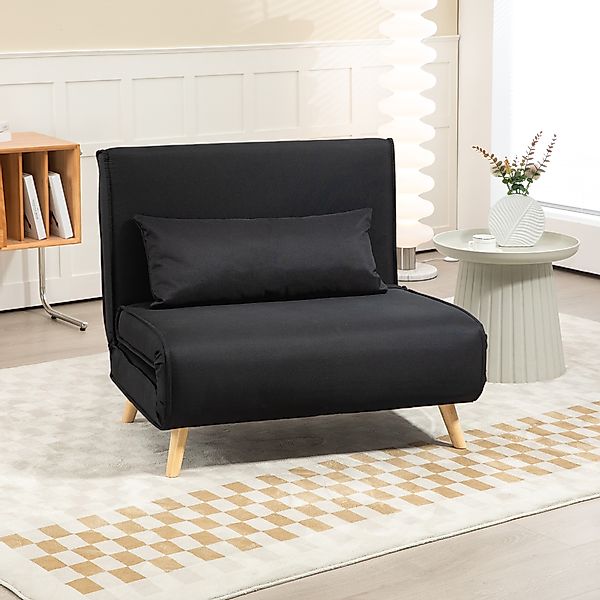 HOMCOM 2-in-1 Schlafsessel bis 350 kg, Schlafsofa mit Bettfunktion, verstel günstig online kaufen