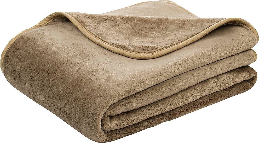 Wohndecke Uni Decke aus recyceltem Polyester, günstig online kaufen