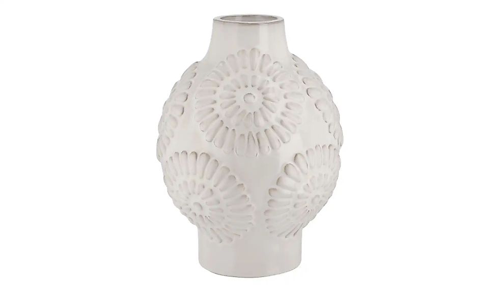 Vase   ¦ weiß ¦ Steinzeug ¦ Maße (cm): H: 23  Ø: 17 Accessoires > Vasen - H günstig online kaufen