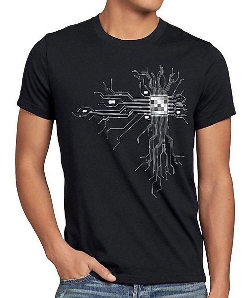 style3 T-Shirt Cyborg Computer Chip mac spiel game konsole gamer prozessor günstig online kaufen