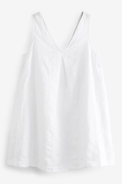 Next Minikleid Minikleid aus Leinenmischung mit günstig online kaufen