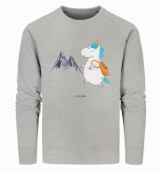 Mr. & Mrs. Panda Longpullover Einhorn Bergsteiger Größe XXL - Heather Grey günstig online kaufen