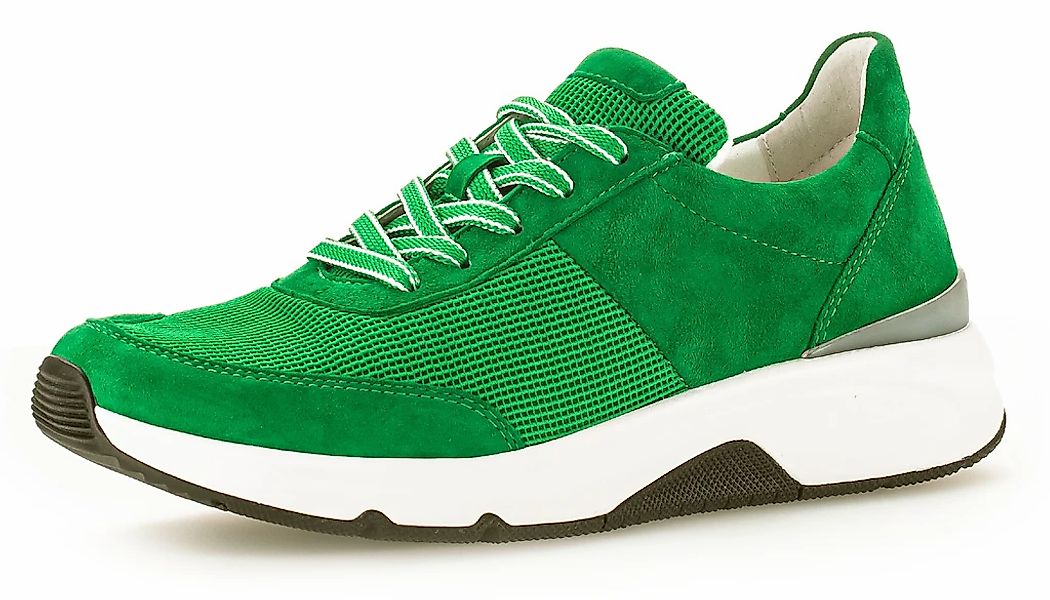 Gabor Rollingsoft Keilsneaker, Freizeitschuh, Halbschuh, Schnürschuh, Logos günstig online kaufen