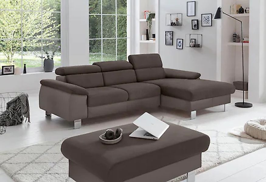 COTTA Polstergarnitur »Komaris L-Form«, (Set), Set bestehend aus: Ecksofa m günstig online kaufen
