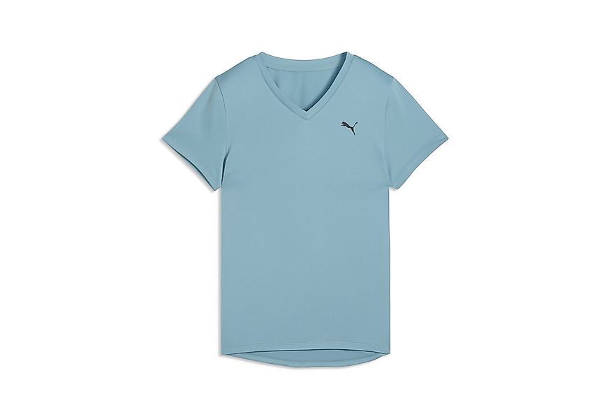 PUMA Trainingsshirt TAD ESSENTIALS T-Shirt mit V-Ausschnitt Damen günstig online kaufen