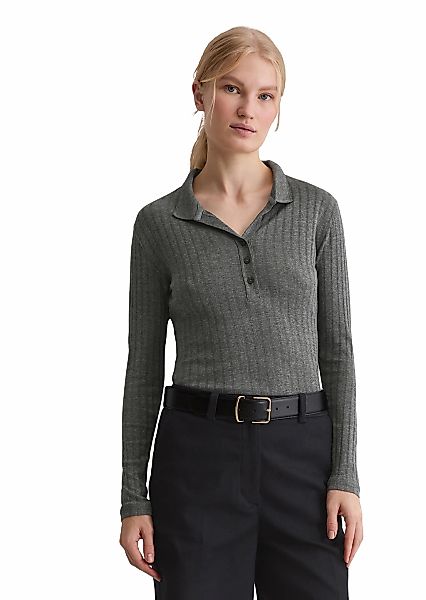 Marc OPolo Langarm-Poloshirt "aus Organic-Cotton-Modal-Mix" günstig online kaufen