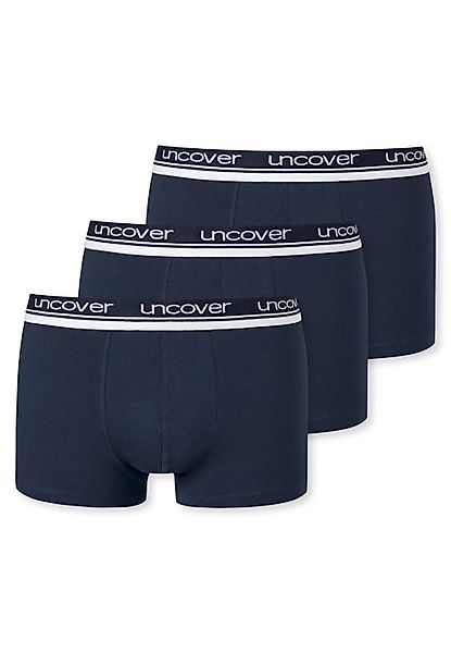 uncover by SCHIESSER Boxer "Uncover Cotton" 2er Pack, Logo-Bund, elastisch, günstig online kaufen