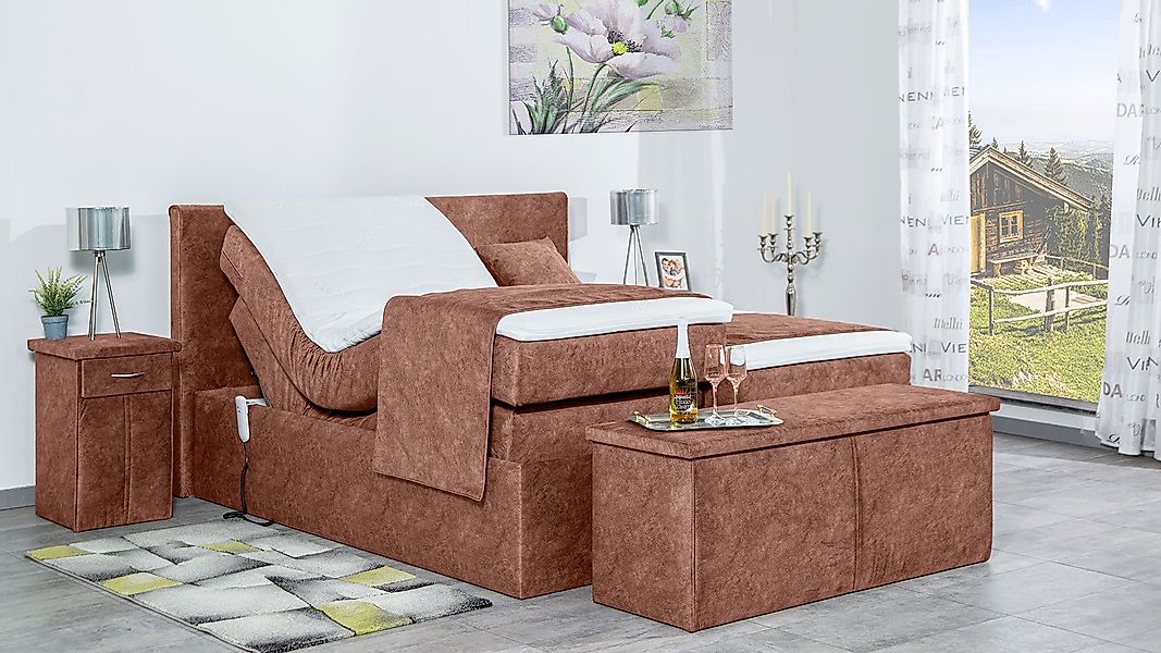 Meisterbetten Boxspringbett Nado (mit Motor, 7-Zonen günstig online kaufen