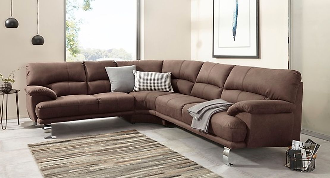 TRENDMANUFAKTUR Ecksofa »Cecilia II, in italienischen Design, bequem, hoher günstig online kaufen