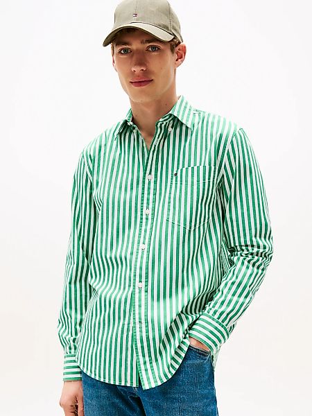 Tommy Hilfiger Langarmhemd "FLEX POPLIN BOLD STRIPE SHIRT" günstig online kaufen