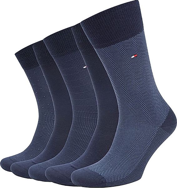 Tommy Hilfiger Giftbox 5-Pack Navy - Größe 43-46 günstig online kaufen