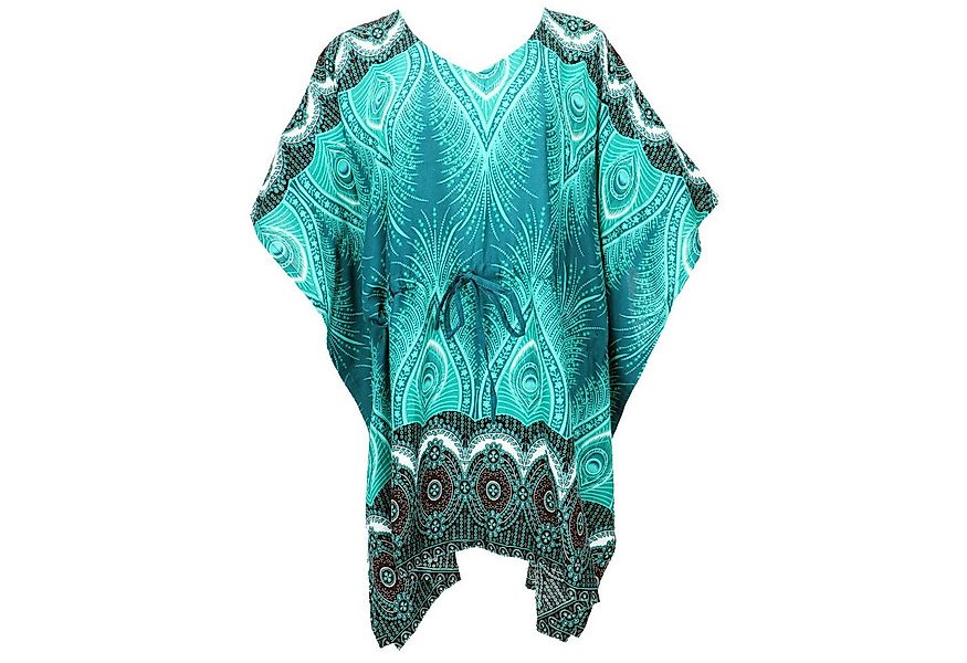 Guru-Shop Longbluse Poncho, Mandala Tunika, Boho Kaftan, Kurzarm.. alternat günstig online kaufen