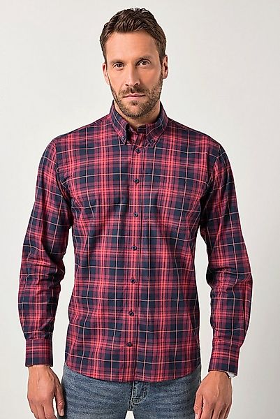 JP1880 Businesshemd JP1880 Karohemd Langarm Buttondown-Kragen bis 8 XL günstig online kaufen